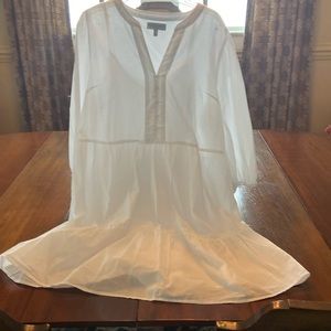 Michael Stars white cotton dress size Large